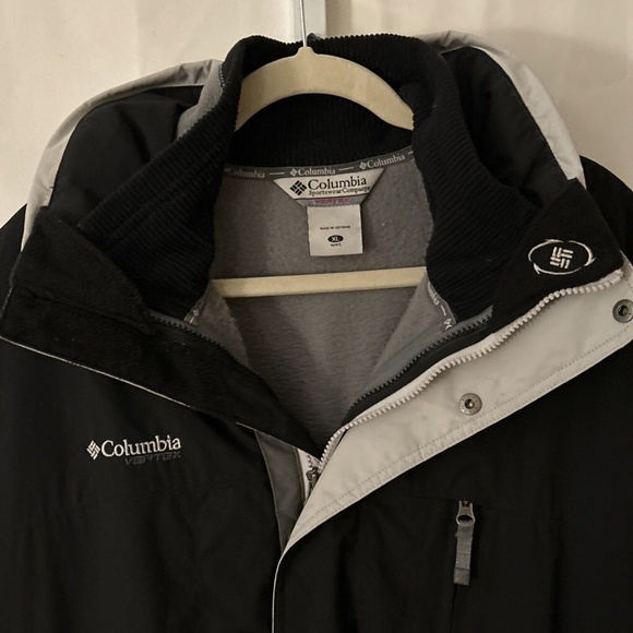 Columbia Sportswear Men’s Size XL Black Gray Full Zip Ski Jacket Fleece Jacket - Picture 13 of 13